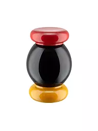 ALESSI |  Salz/Pfeffer Mühle Buchenholz 11cm | bunt