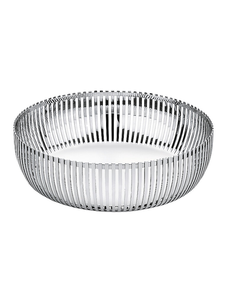 ALESSI Korbschale CHARPIN 23cm Edelstahl silber