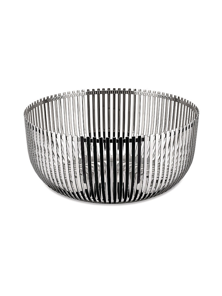ALESSI Obstschalle PIERRE CHARPIN 24cm Edelstahl silber