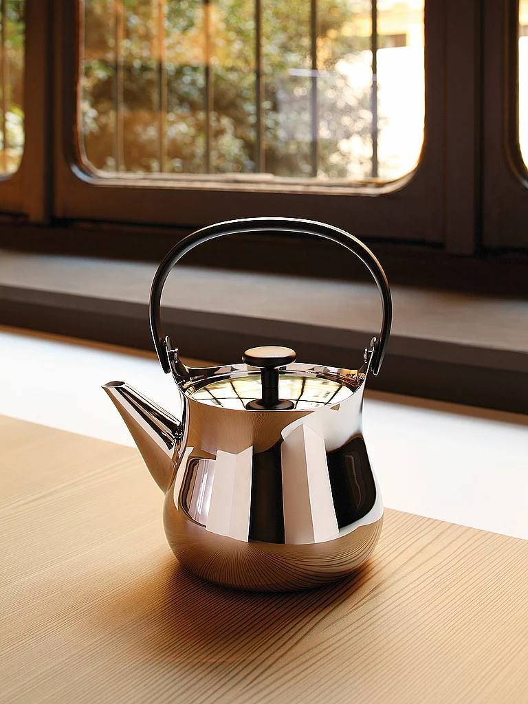 ALESSI Tetera / Hervidor de agua 0,9 l Acero inoxidable plata