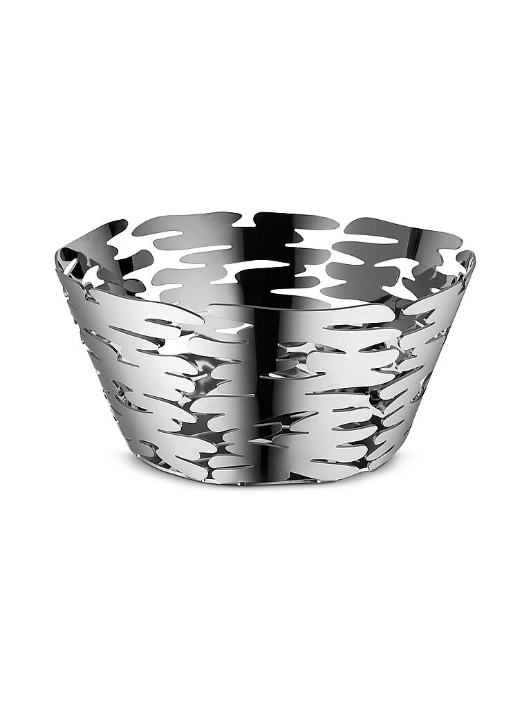ALESSI Schale rund Barket 21cm silber