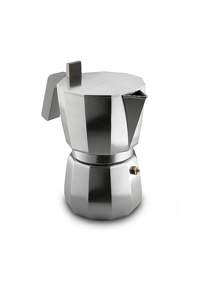 ALESSI Cafetera espresso Moka (9 tazas) plata