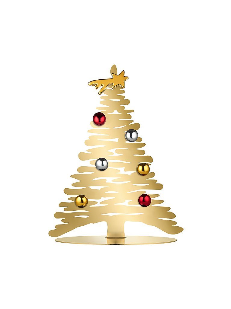 ALESSI Weihnachtsschmuck Baum Bark gold