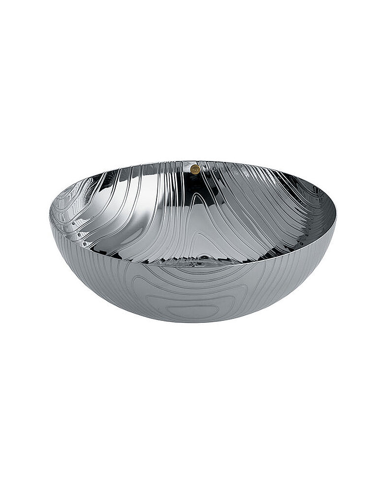 ALESSI Schale Veneer 21cm Edelstahl silber