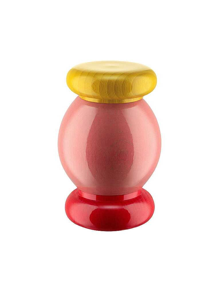 ALESSI Salz/Pfeffer Mühle Buchenholz 11cm bunt