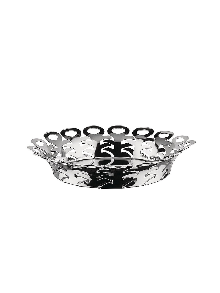 ALESSI Korbschale VIMINI 27cm Edelstahl silber