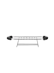 ALESSI | Brötchen Wärmeaufsatz PLISSE 26cm Weiss | schwarz