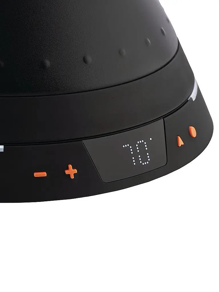 ALESSI | Elektrischer Wasserkocher 1,5l Michael Graves Edelstahl Schwarz  | Schwarz