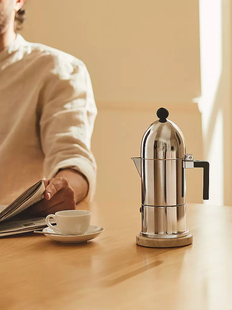 ALESSI | Espressomaschine Le Cupola (3 Tassen) | silber