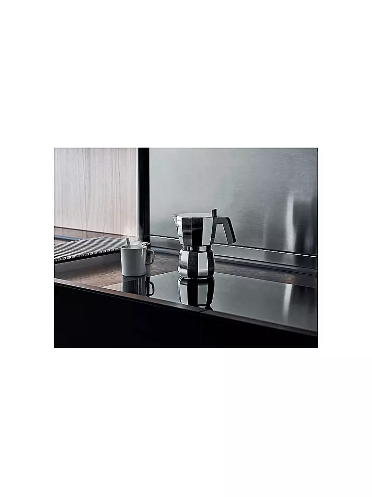 ALESSI | Espressomaschine Moka (9 Tassen) | silber