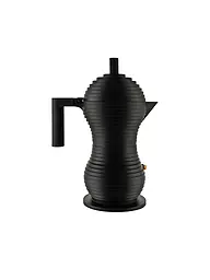 ALESSI | Espressomaschine Pulcina Black Alu/Schwarz 6 Tassen | Schwarz