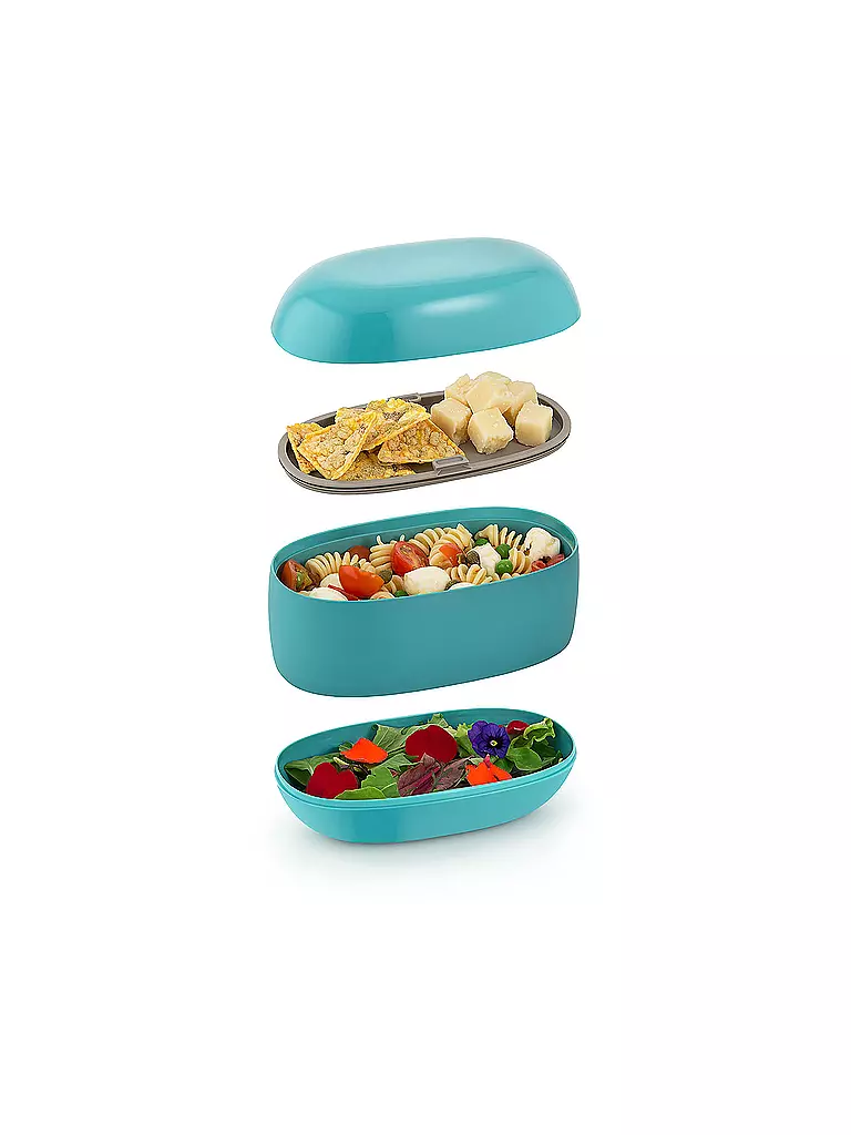 ALESSI | Frischhaltedose - Lunchbox Food a porter 19cm  | grau