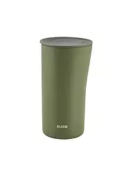 ALESSI | Isolierbecher - Thermosbecher BURI Creme | dunkelgrün