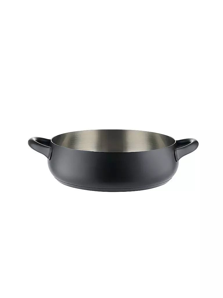 ALESSI | Kasserolle flach "Mami" 28cm/4,6L | schwarz