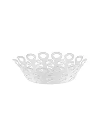 ALESSI | Korbschale VIMINI 22cm Edelstahl Epoxi. Weiss | Weiss