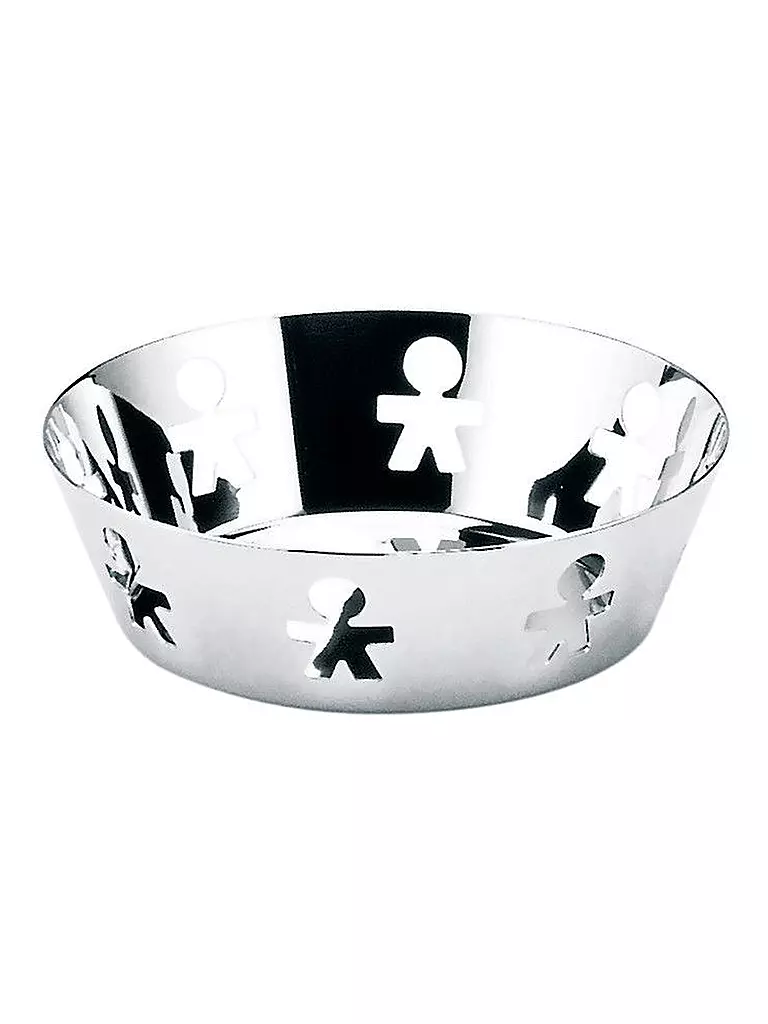 ALESSI | Obstschale Girodonto 18cm  | silber