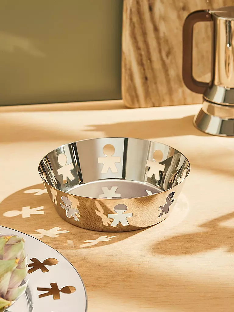 ALESSI | Obstschale Girodonto 18cm  | silber