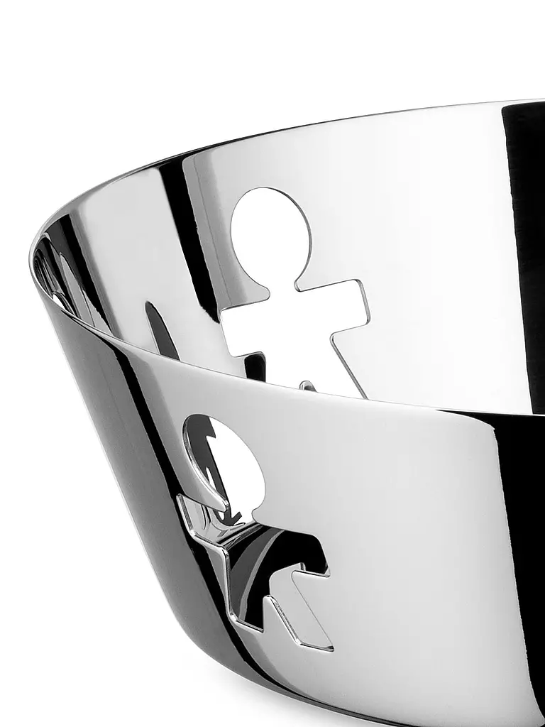 ALESSI | Obstschale Girodonto 18cm  | silber