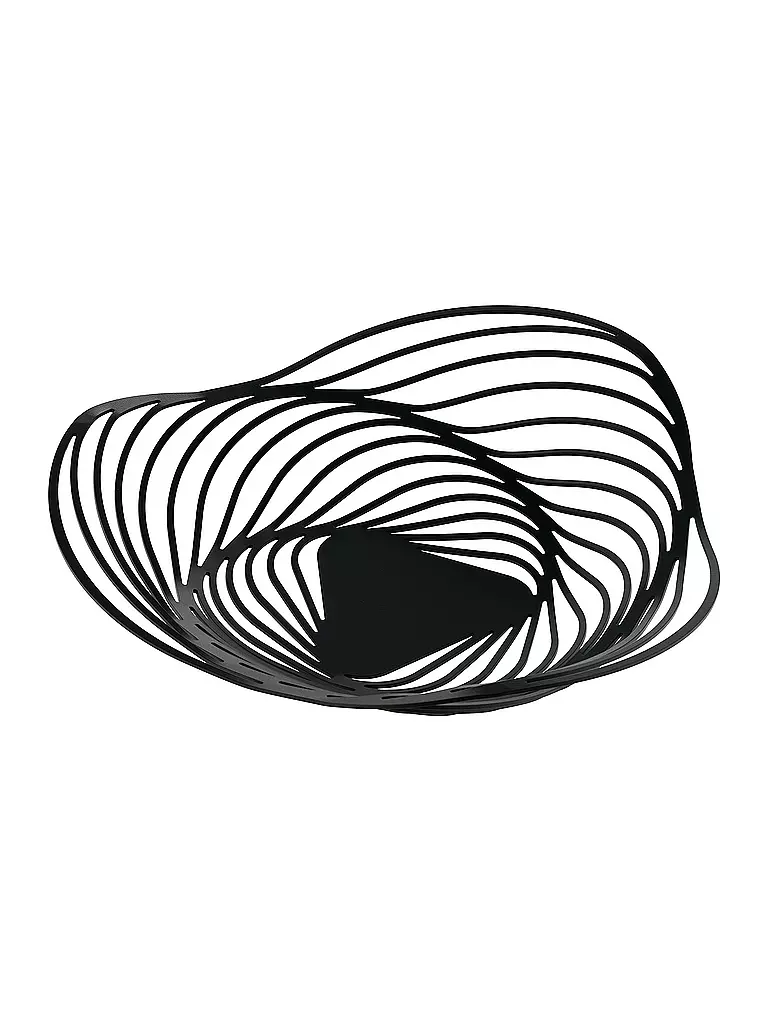 ALESSI | Obstschale Trinity 33cm | schwarz