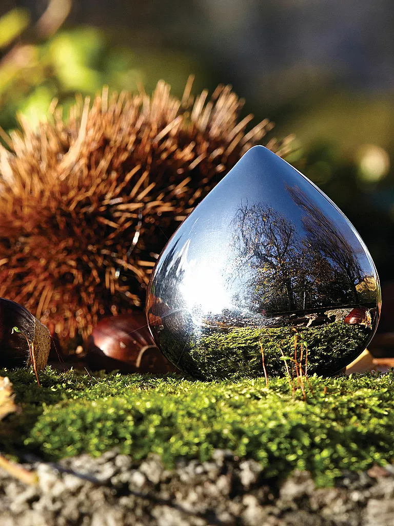 ALESSI | Pillendose Chestnut Edelstahl | silber