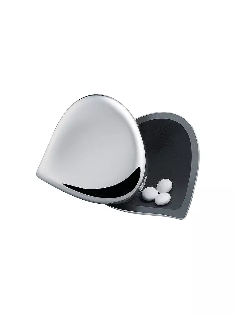 ALESSI | Pillendose Chestnut Edelstahl | silber