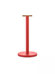 ALESSI | Rollenhalter Mattina 33cm Warmgrau/Bambus | Rot