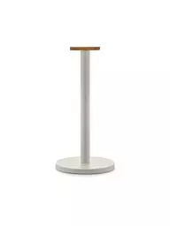 ALESSI | Rollenhalter Mattina 33cm Warmgrau/Bambus | Hellgrau