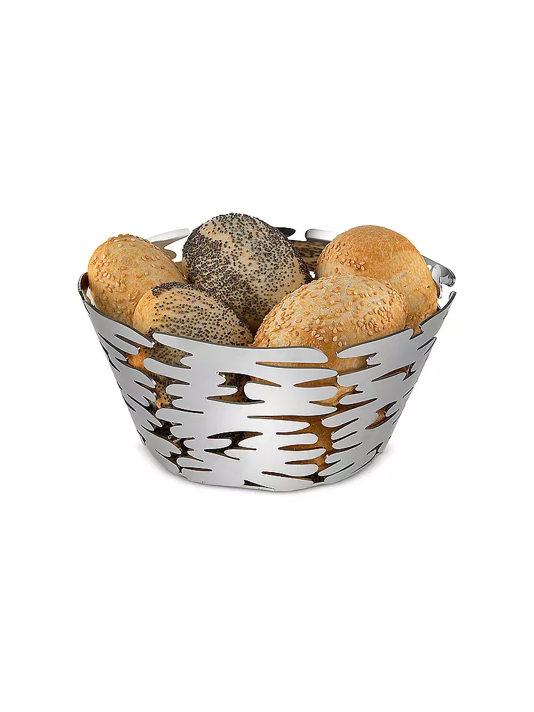 ALESSI | Schale rund Barket 21cm | silber