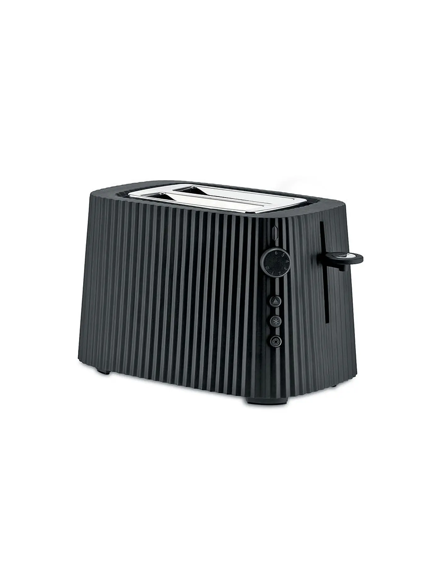 ALESSI | Toaster Plisse Schwarz MDL08 B | schwarz