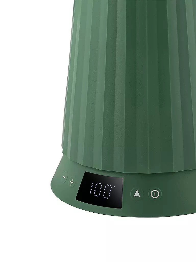 ALESSI | Wasserkocher 1,7l Plissee Th. Harz / Gruen | dunkelgrün