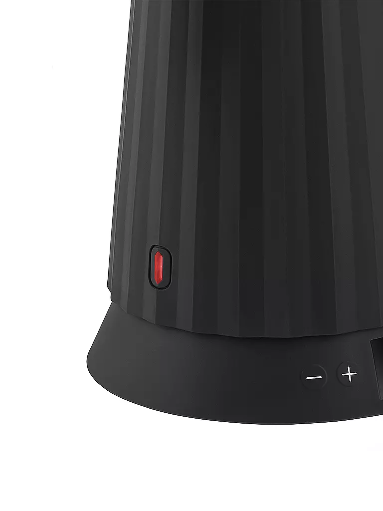 ALESSI | Wasserkocher 1,7l Plissee Th. Harz / Schwarz | schwarz