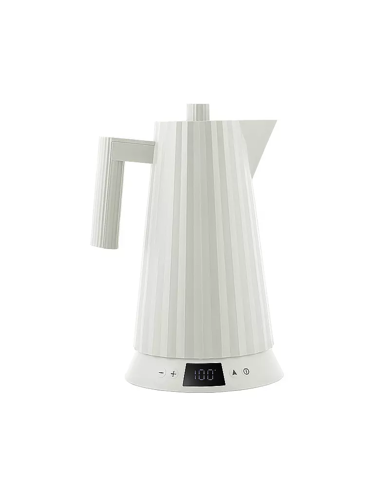 ALESSI | Wasserkocher 1,7l Plissee Th. Harz / Weiss | weiss