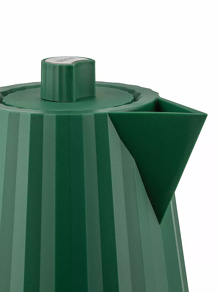 ALESSI | Wasserkocher 1L Plisse Grün  MDL06/1GR | dunkelgrün