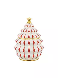ALESSI | Weihnachts-Keksdose 2,1l DELIGHT Weiss/Rot | weiss