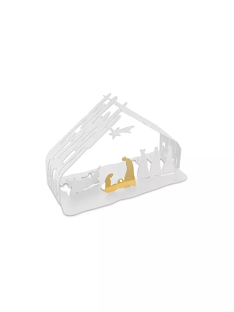 ALESSI | Weihnachtskrippe Bark Crib | weiss