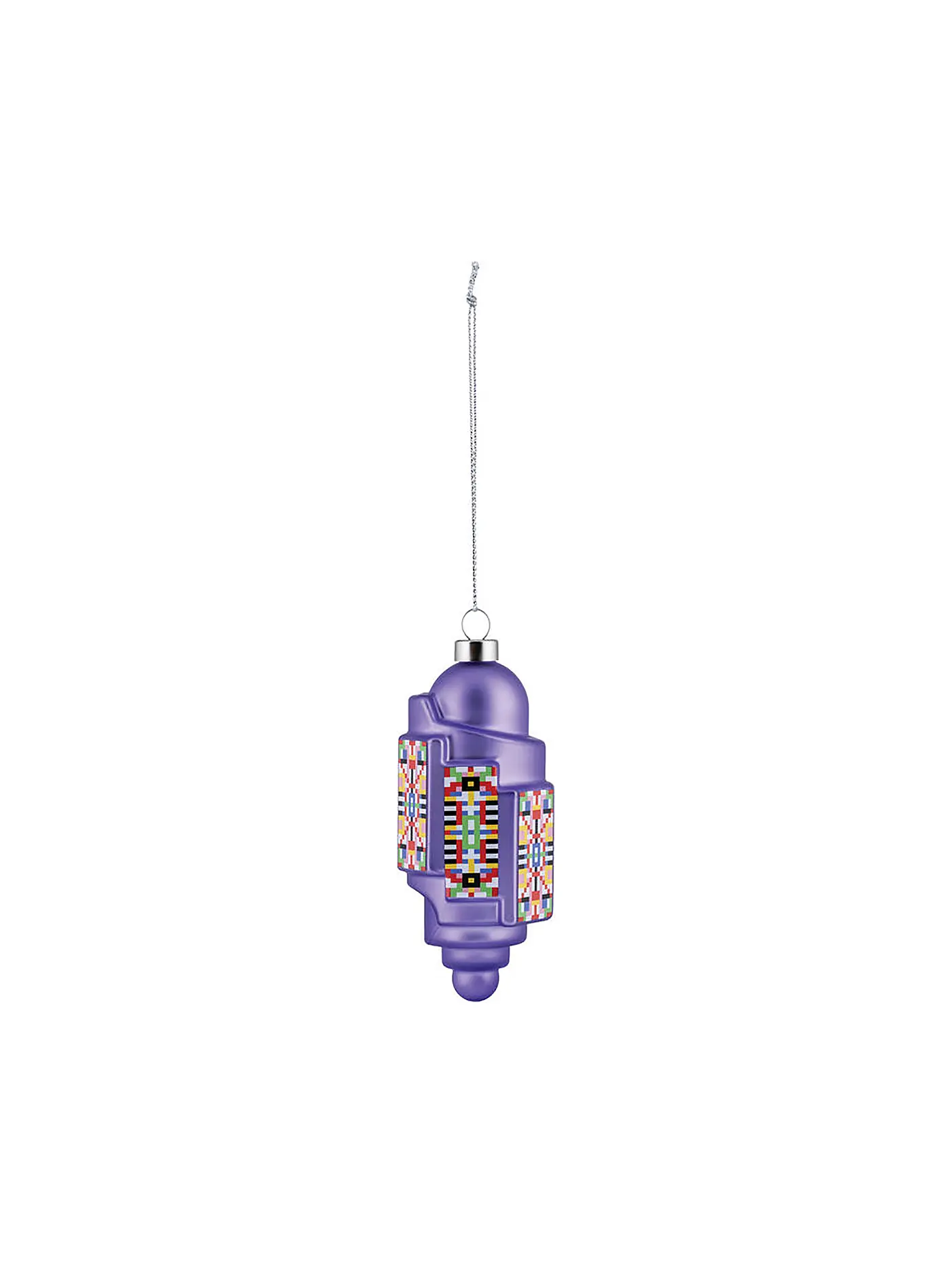 ALESSI | Weihnachtsschmuck  FRACTAL 8,5cm Beere/Dek. | lila