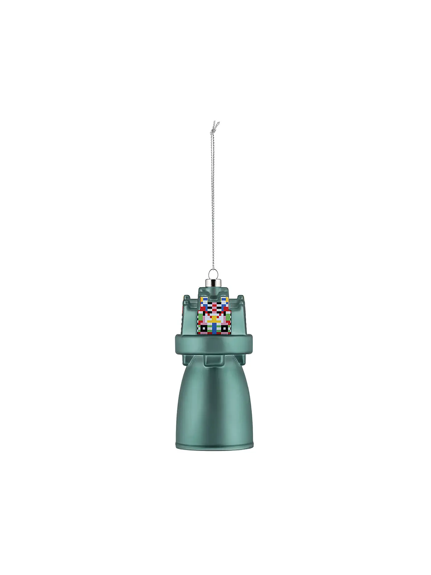 ALESSI | Weihnachtsschmuck  FRACTAL 8,5cm Beere/Dek. | petrol