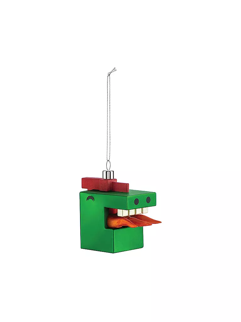 ALESSI | Weihnachtsschmuck - Weihnachts Ornament Cubo Drago | bunt