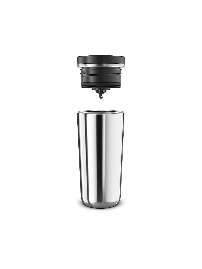 ALFI | Coffee to go-Becher 0,38l MUG PRO edelstahl | silber
