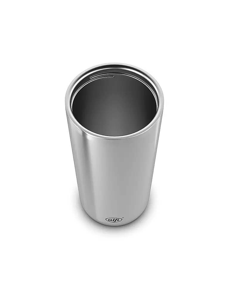 ALFI | Coffee to go-Becher 0,38l MUG PRO edelstahl | silber