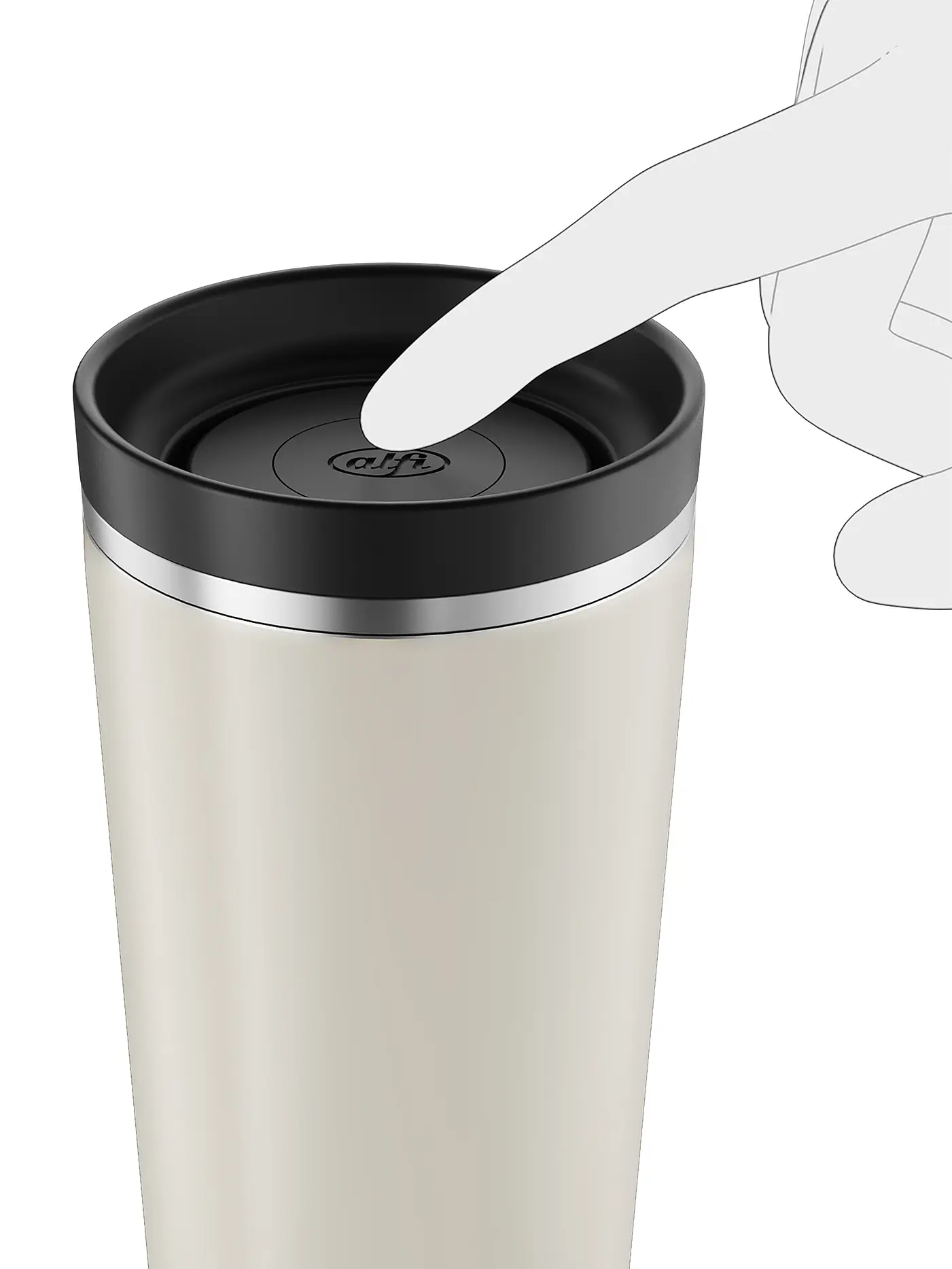 ALFI | Coffee to go-Becher 0,38l MUG PRO Matt Beige  | beige