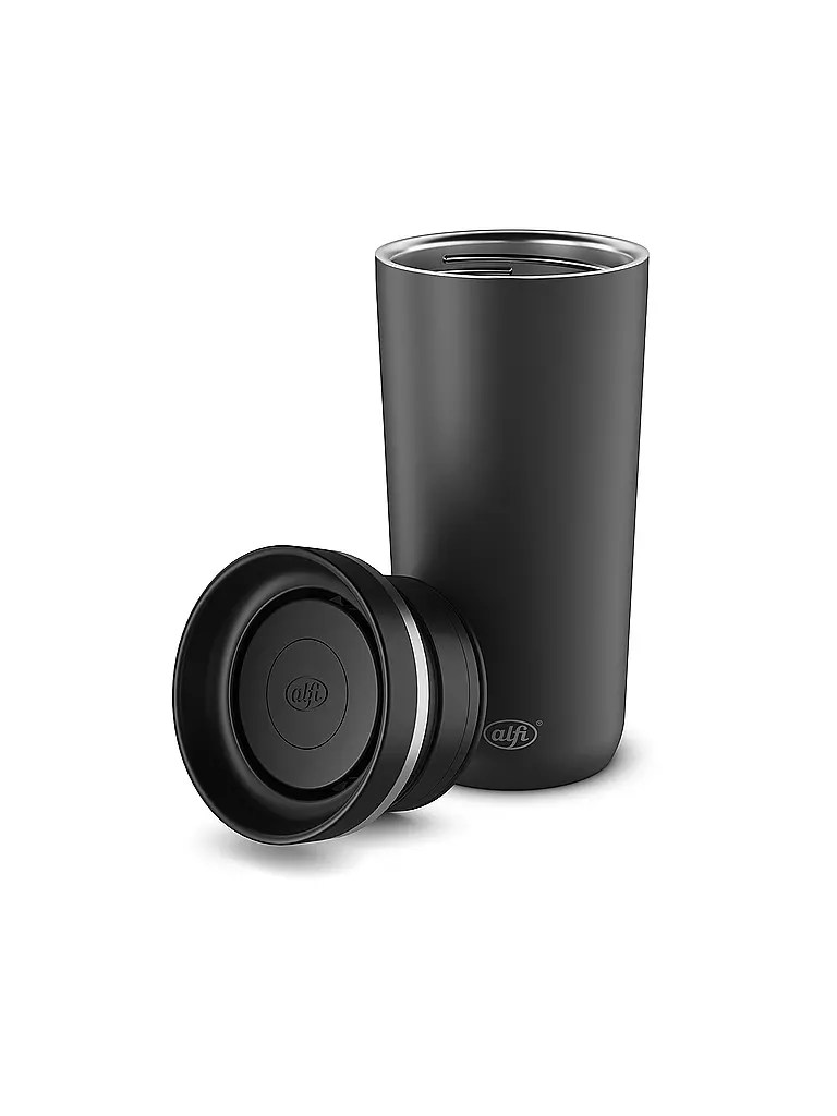 ALFI | Coffee to go-Becher 0,38l MUG PRO Matt Schwarz | schwarz