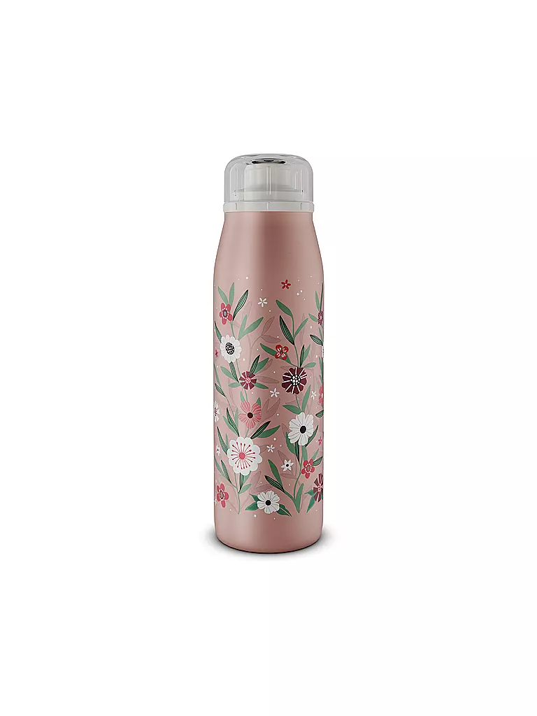 ALFI | Isolierflasche - Thermosflasche Kids 0,5l Flowers | rosa