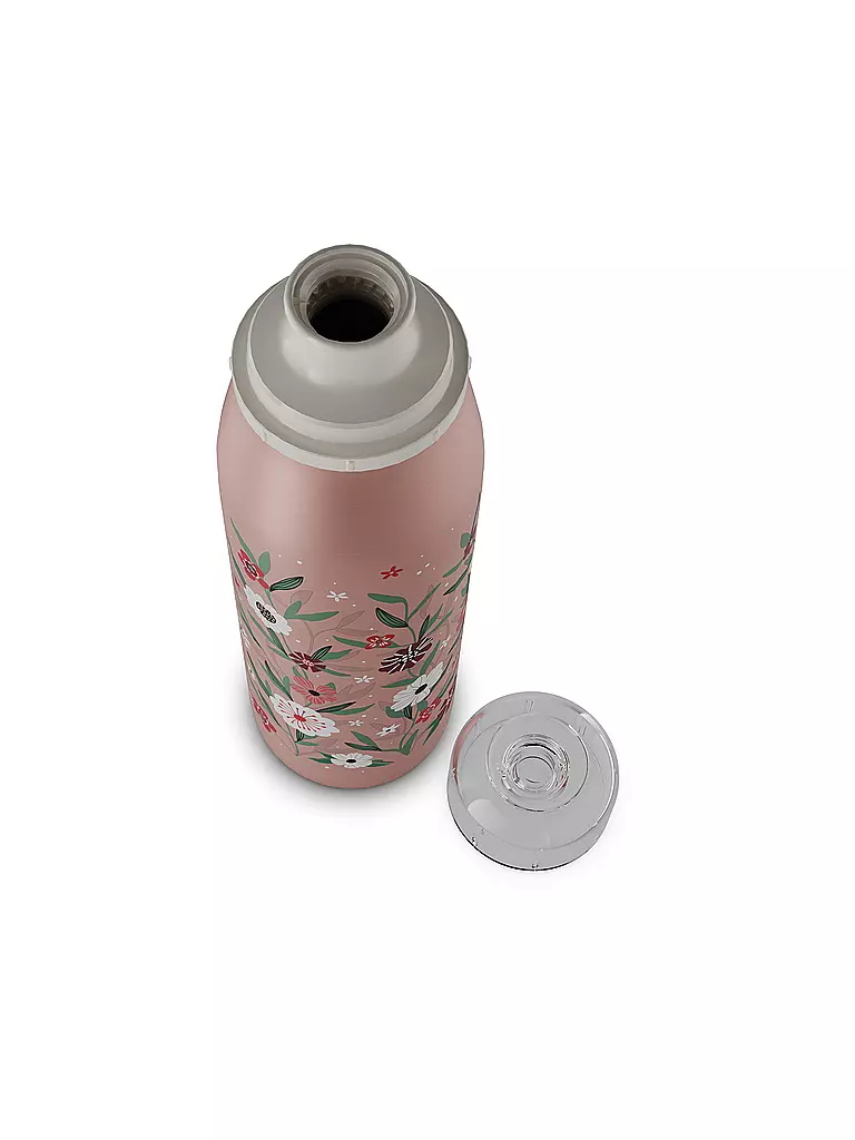 ALFI | Isolierflasche - Thermosflasche Kids 0,5l Flowers | rosa