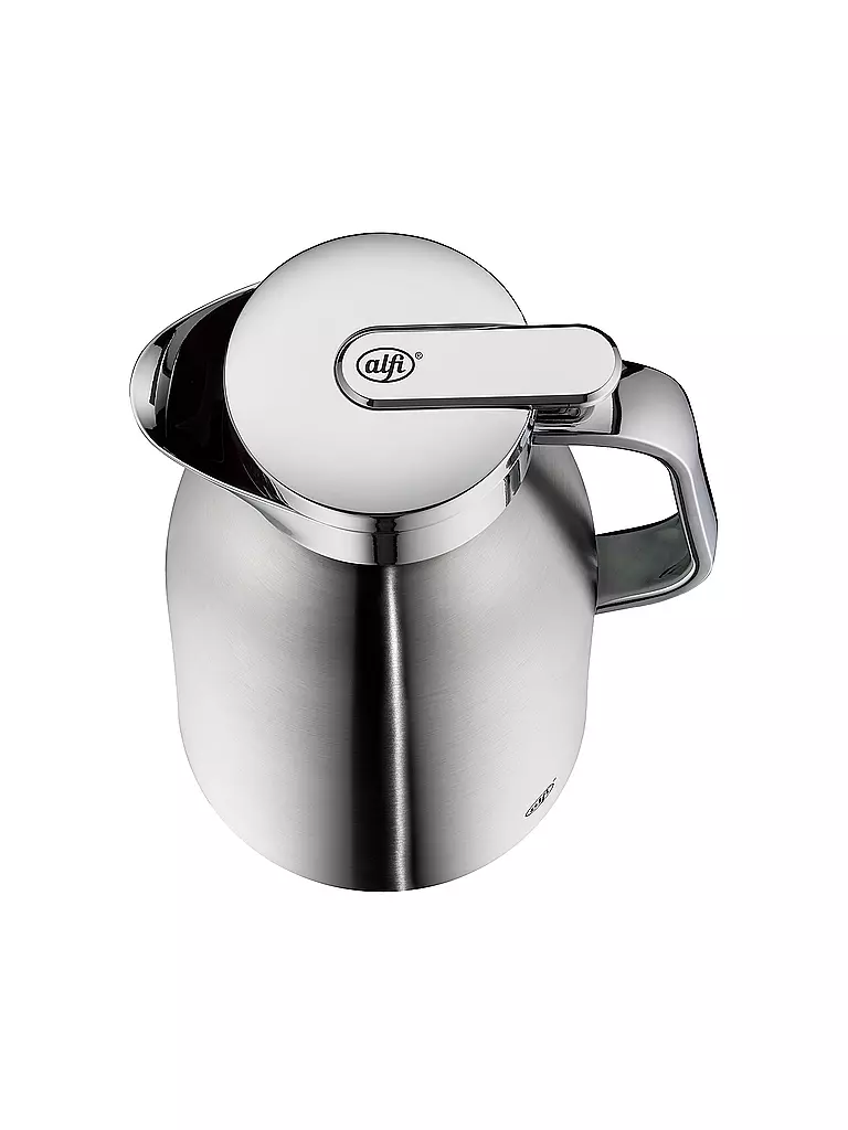 ALFI | Thermoskanne - Isolierkanne 1l SKYLINE Edelstahl Matt | silber
