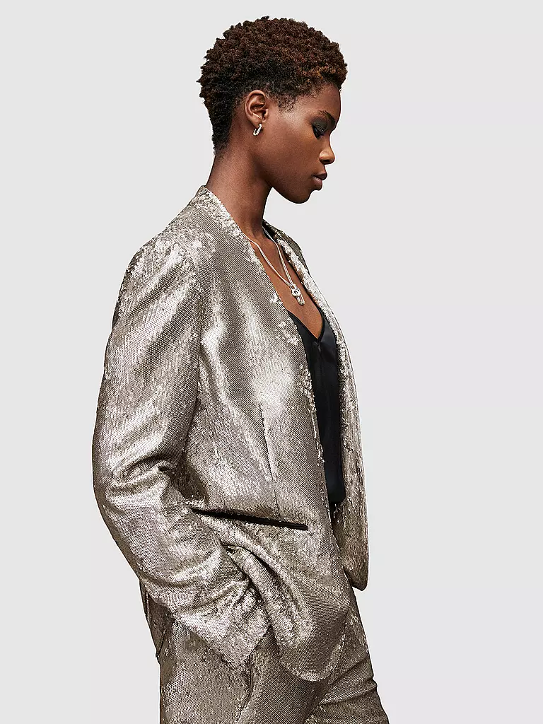 ALLSAINTS | Blazer LEIGH SEQUIN | silber