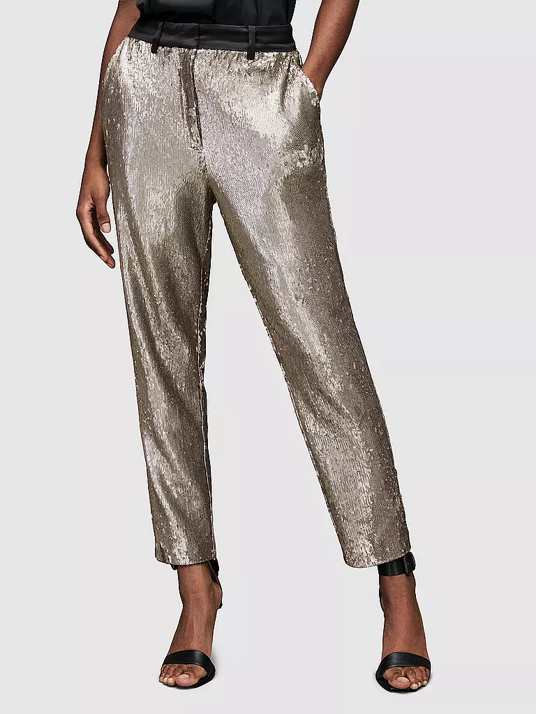 ALLSAINTS | Hose LEIGH SEQUIN | silber