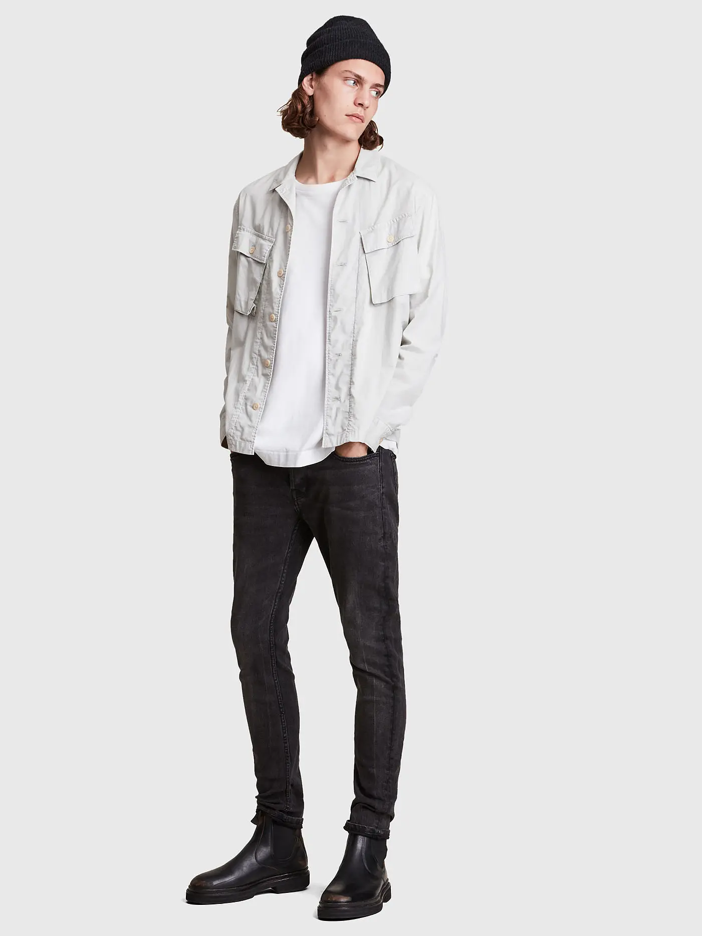 ALLSAINTS | Jeans Slim Fit | schwarz