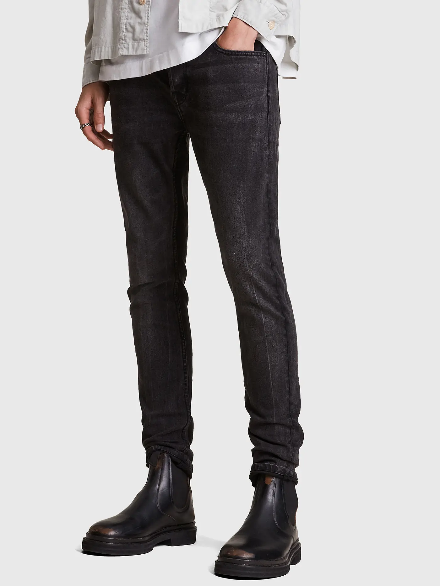 ALLSAINTS | Jeans Slim Fit | schwarz