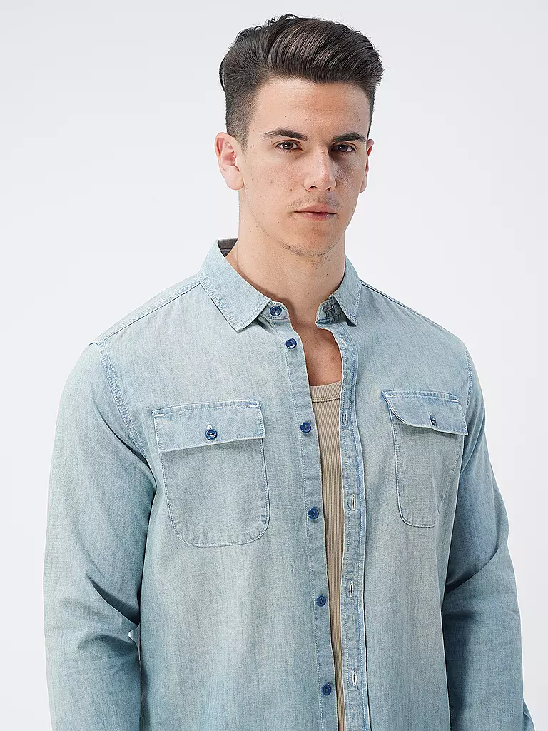 ALLSAINTS | Jeanshemd SIRE | blau